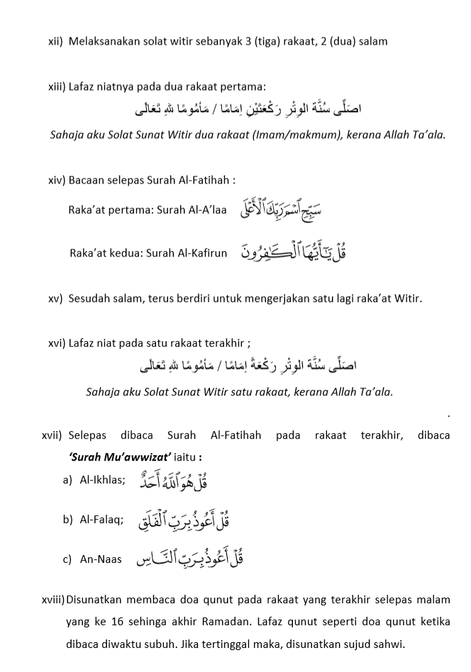 Terawih dirumah 10
