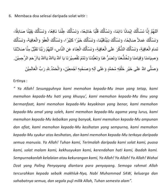 Terawih dirumah 11