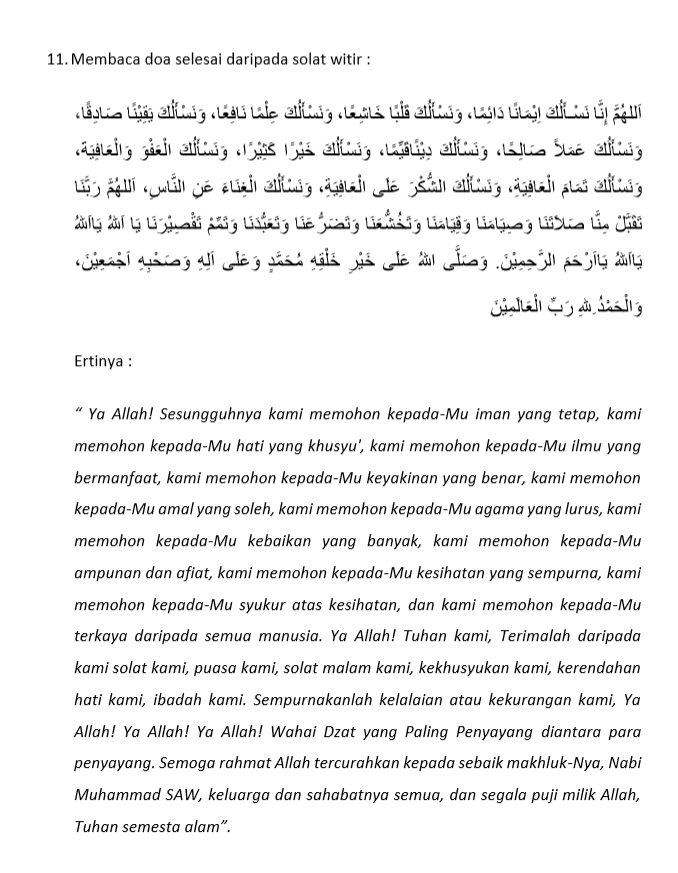 Terawih dirumah 14