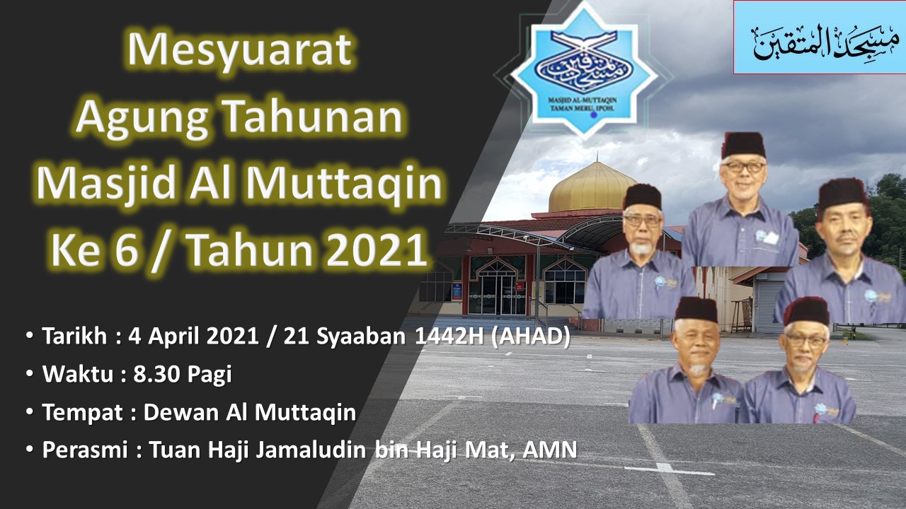 Backdrop Mesyuarat Agung